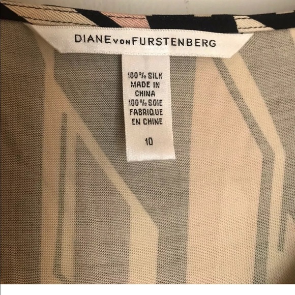 Diane Von Furstenberg New Silk Jersey Dress US 10 - Picture 4 of 5